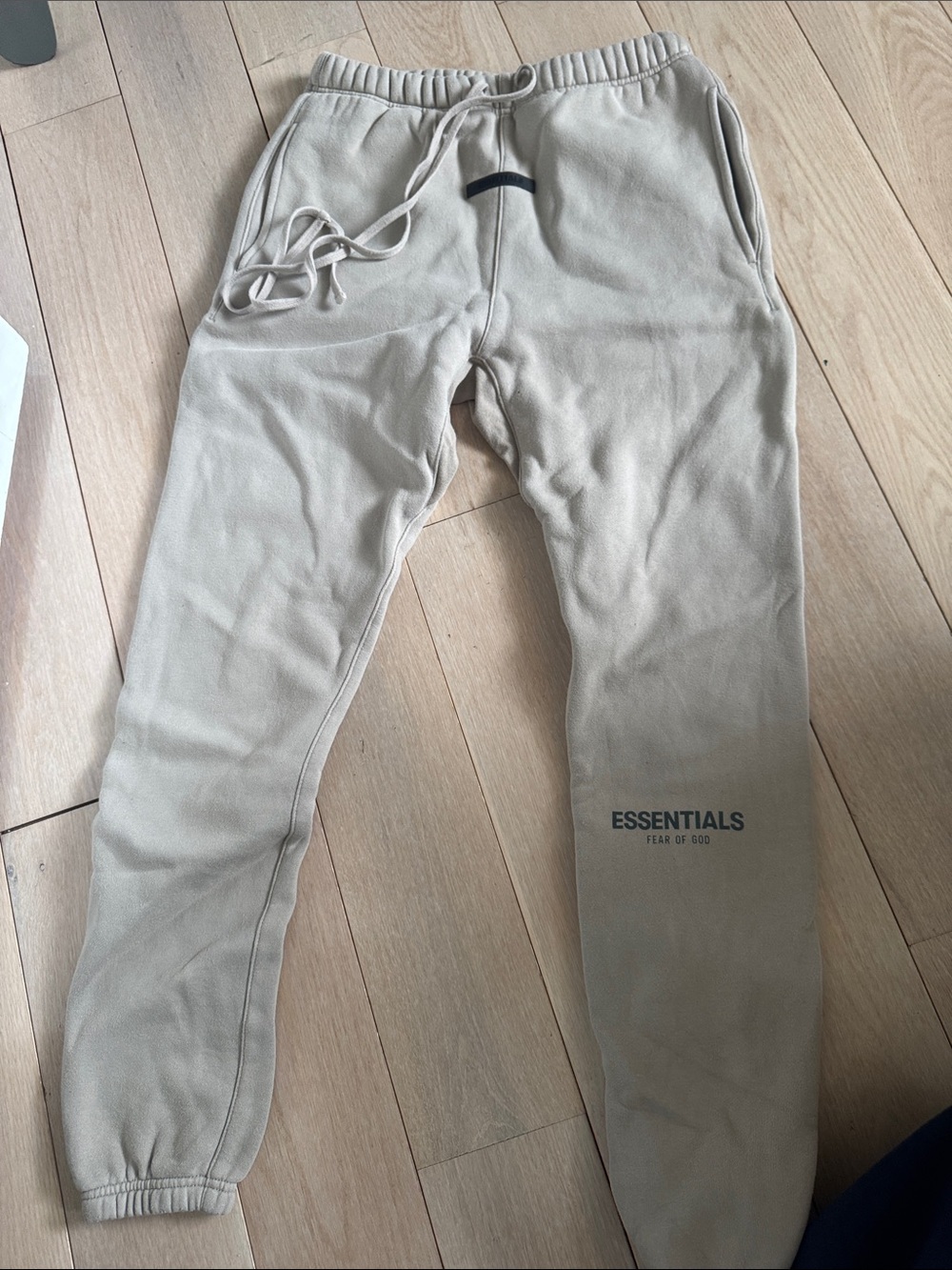 Fear of God ESSENTIALS Sand Beige Jogger Sweatpants